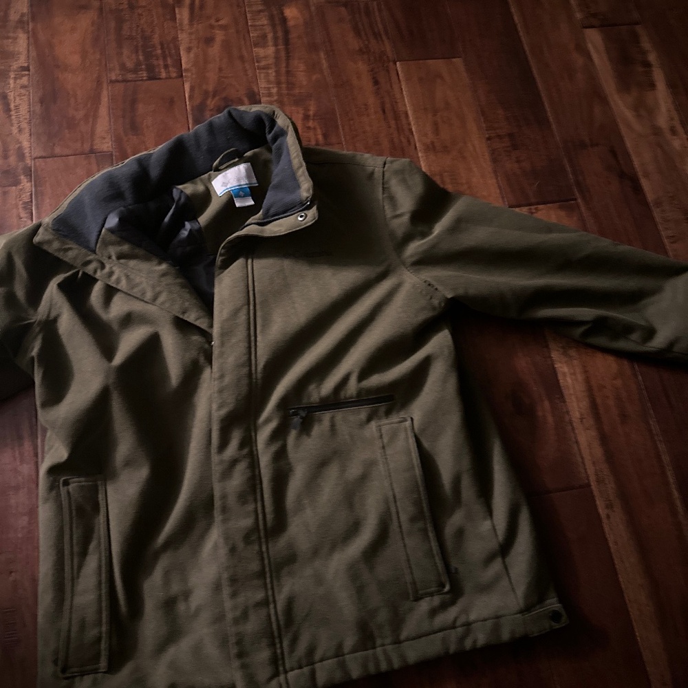 Columbia olive green coat